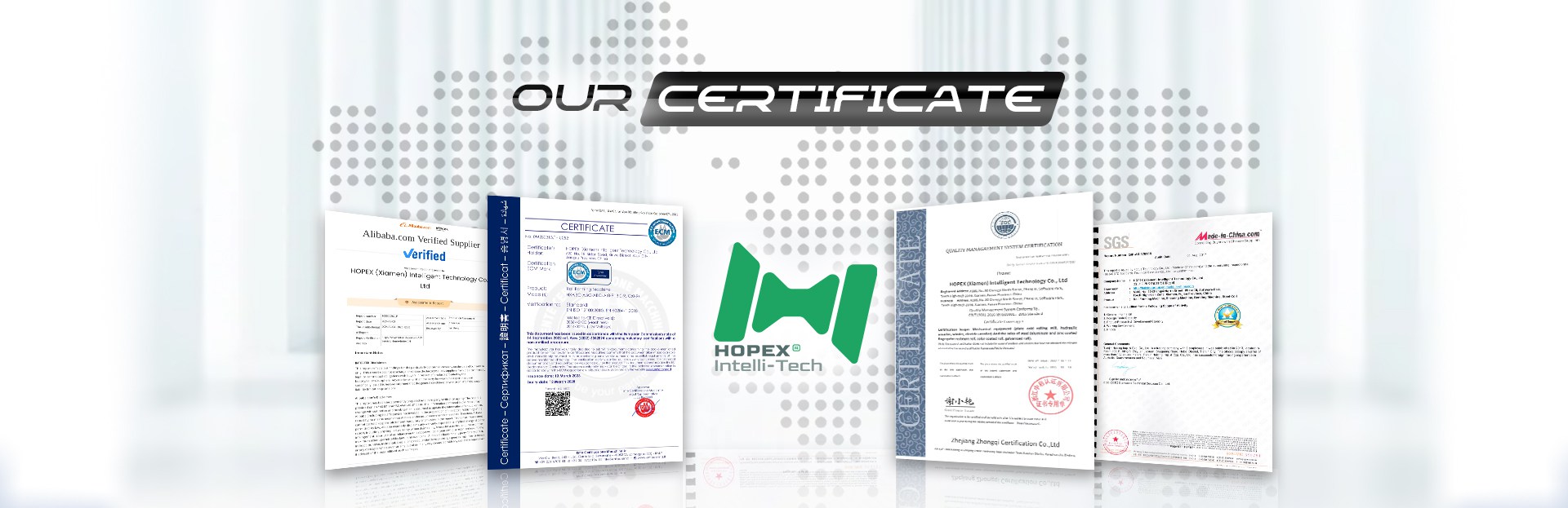 roll forming line certificate