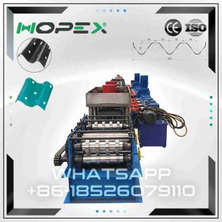  Guardrail roll forming machine